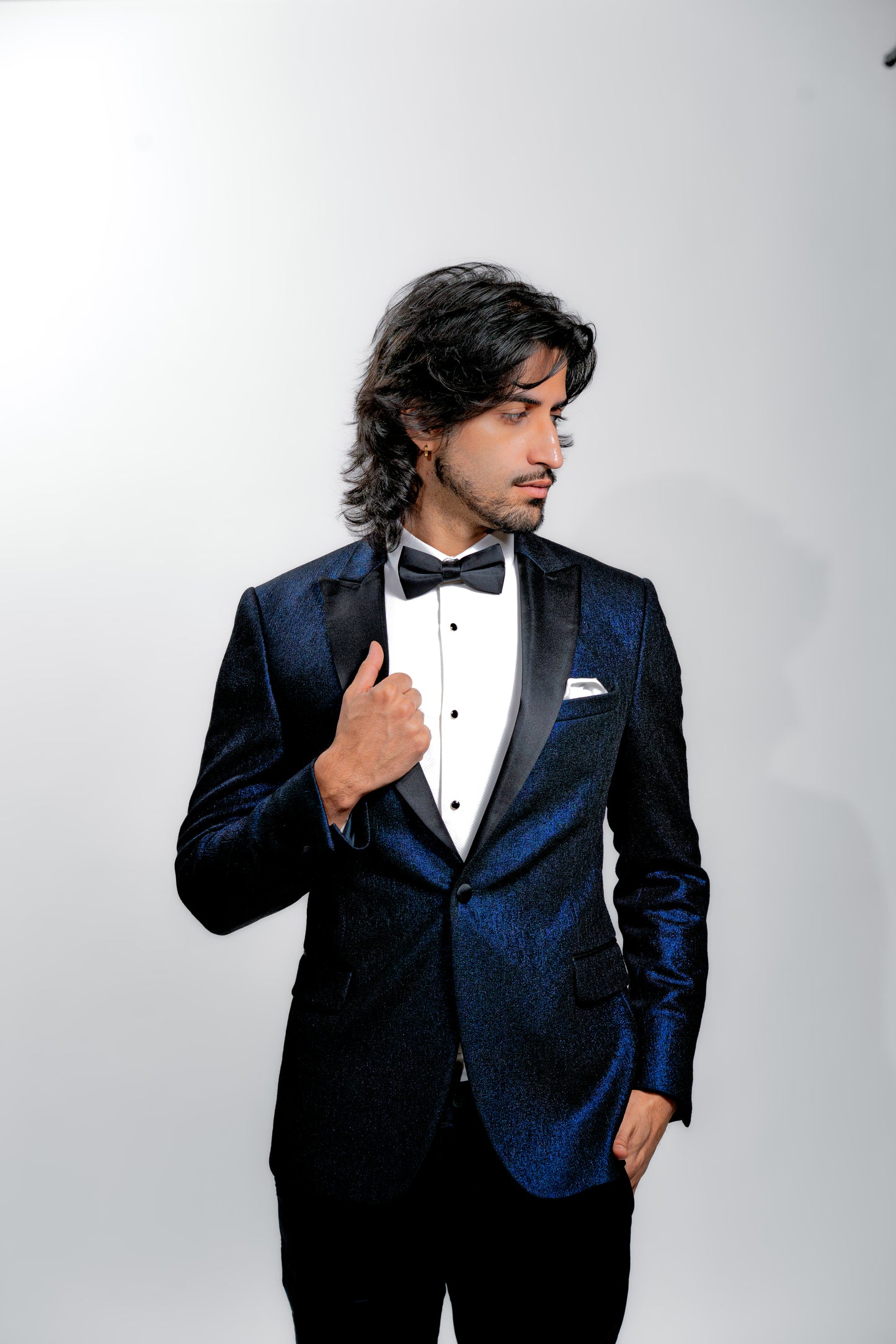 Men’s Midnight Blue Wedding Tuxedo Suit