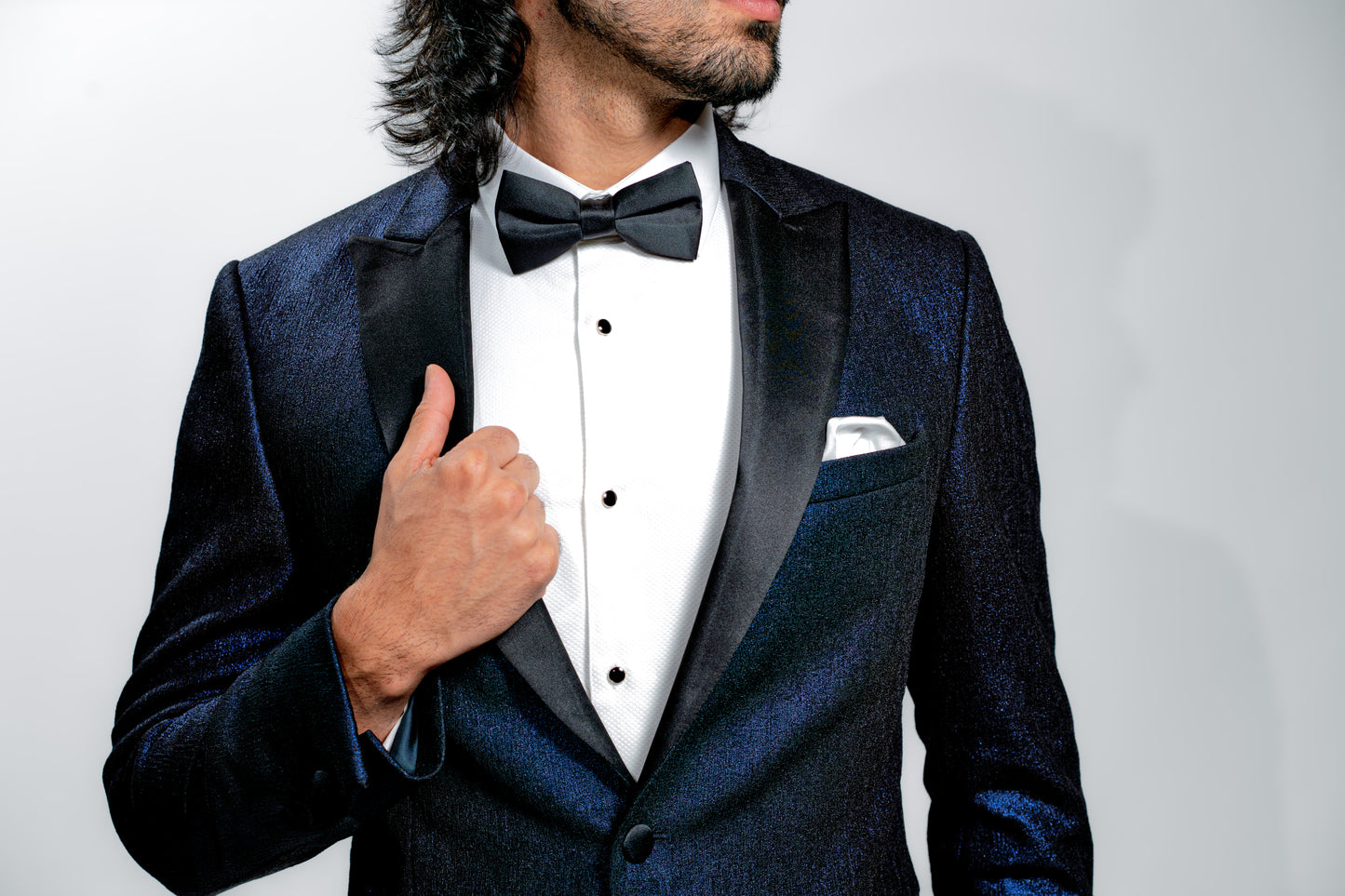 Men’s Midnight Blue Wedding Tuxedo Suit