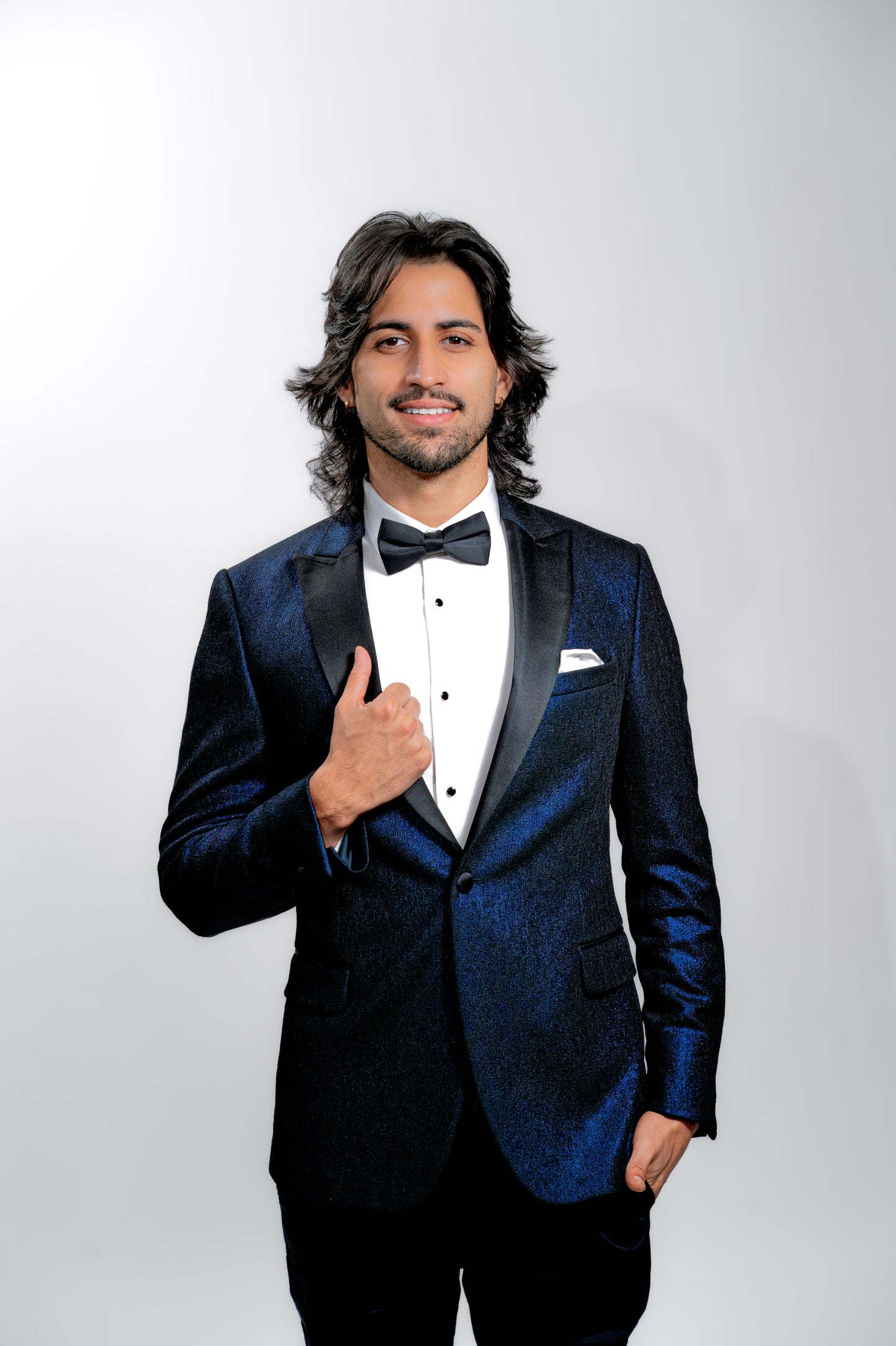 Men’s Midnight Blue Wedding Tuxedo Suit