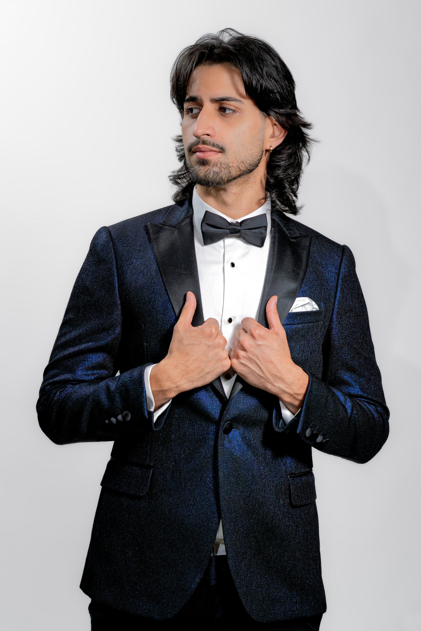 Men’s Midnight Blue Wedding Tuxedo Suit
