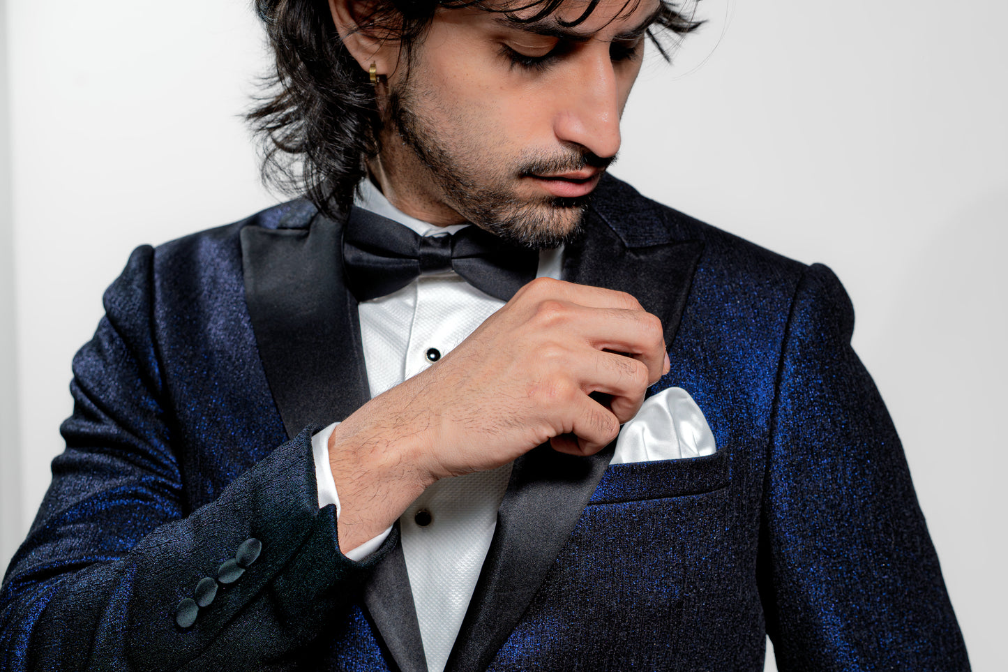 Men’s Midnight Blue Wedding Tuxedo Suit