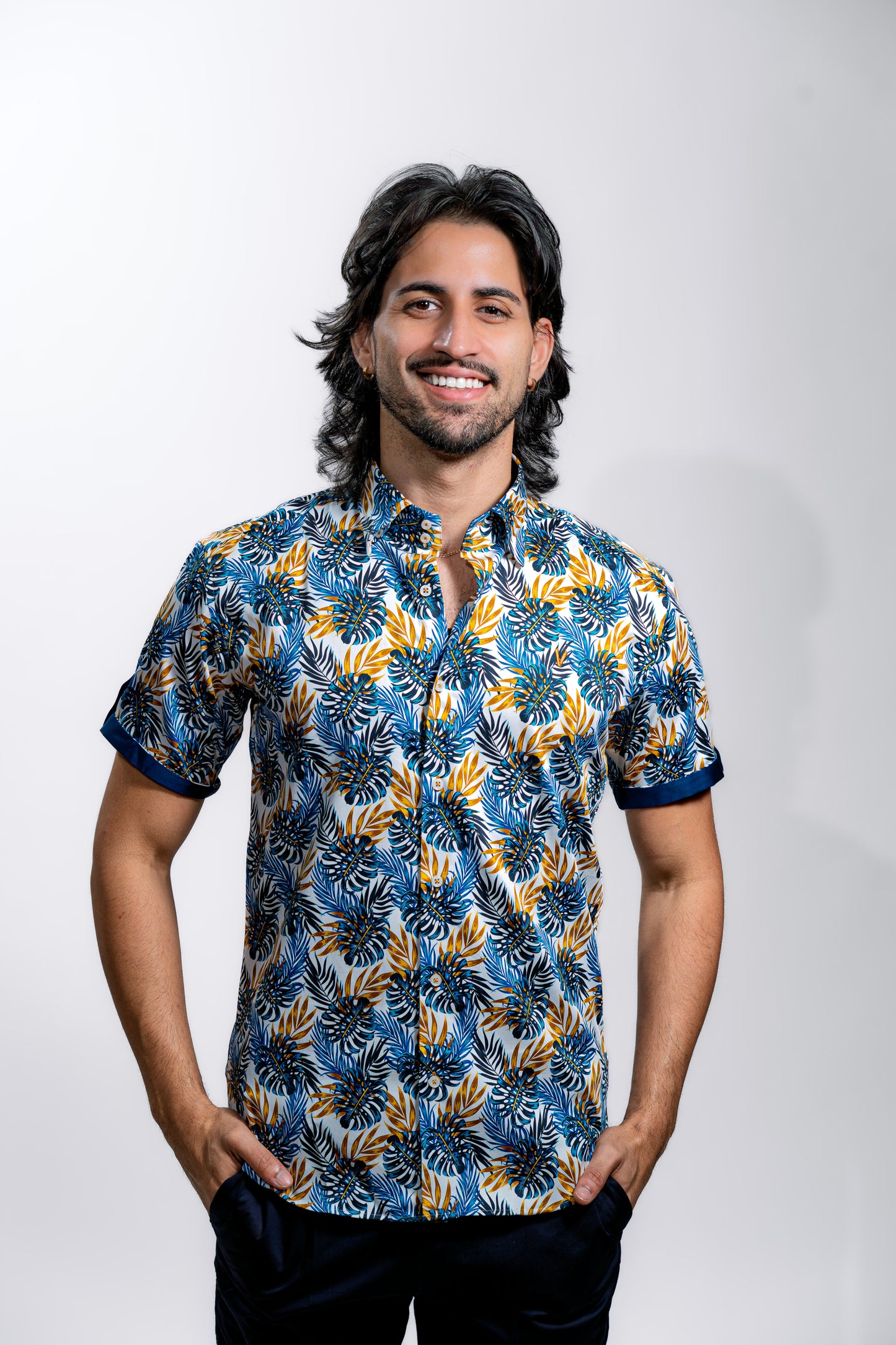Men’s Tropical Floral Festive Shirt