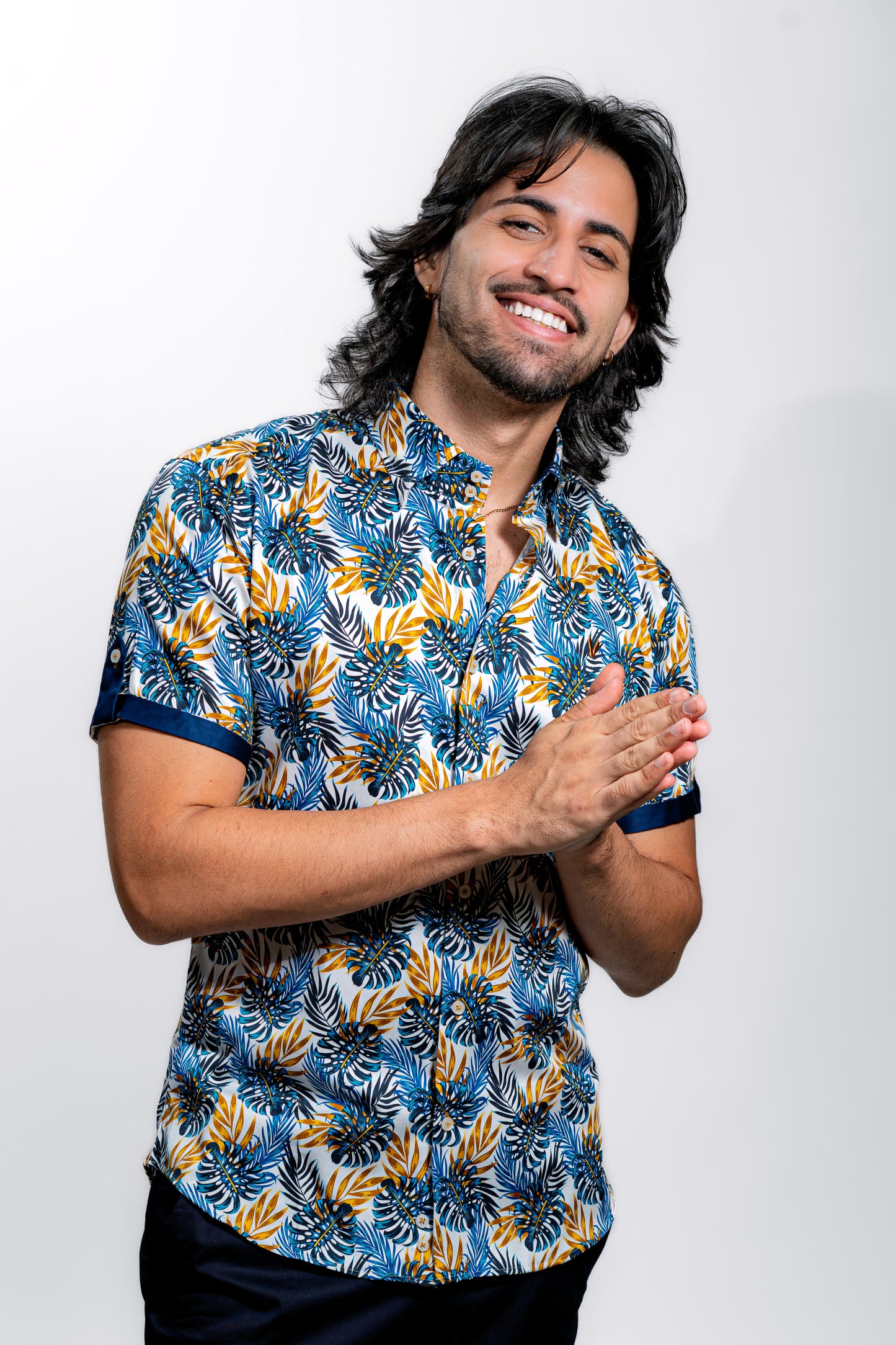 Men’s Tropical Floral Festive Shirt