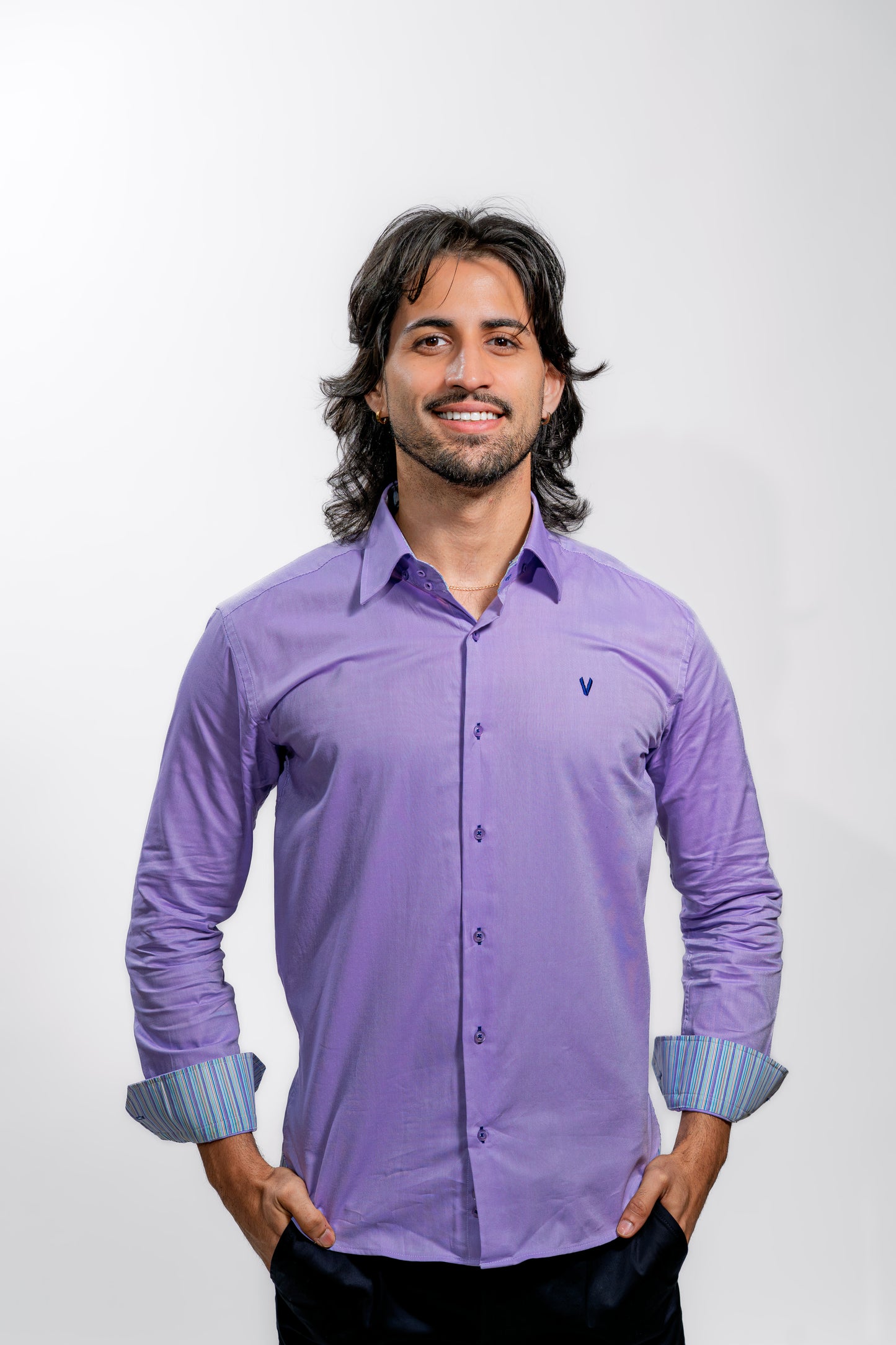 Men’s Lavender Executive Formal Shirt