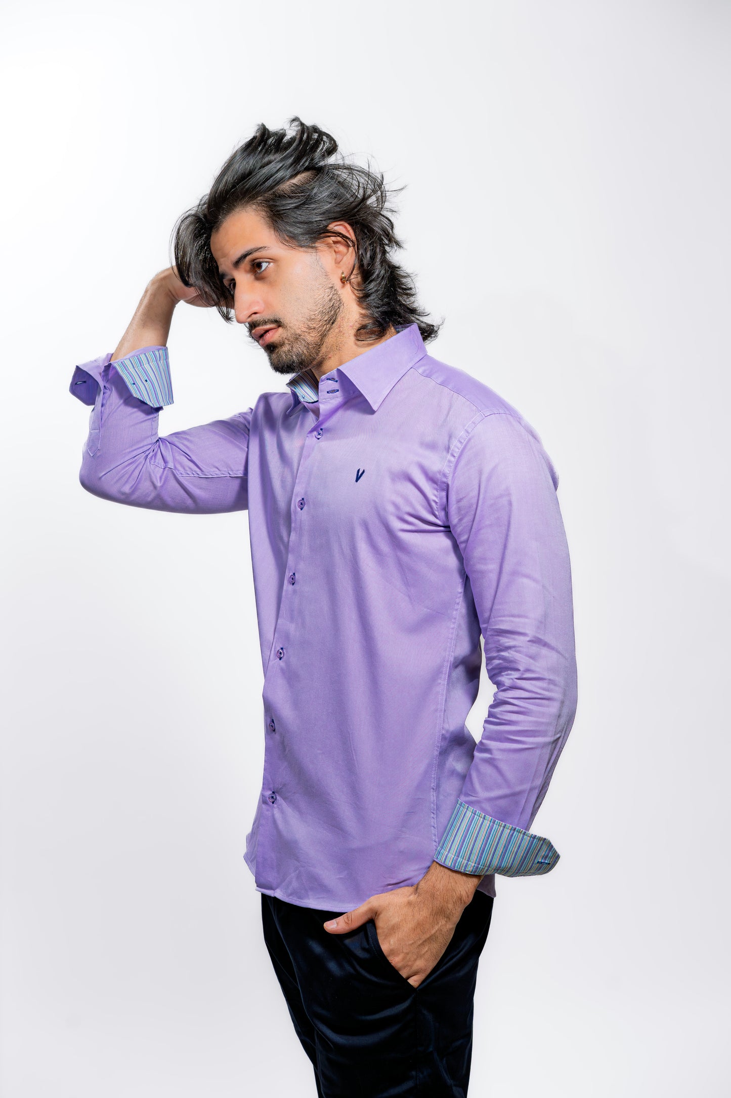 Men’s Lavender Executive Formal Shirt