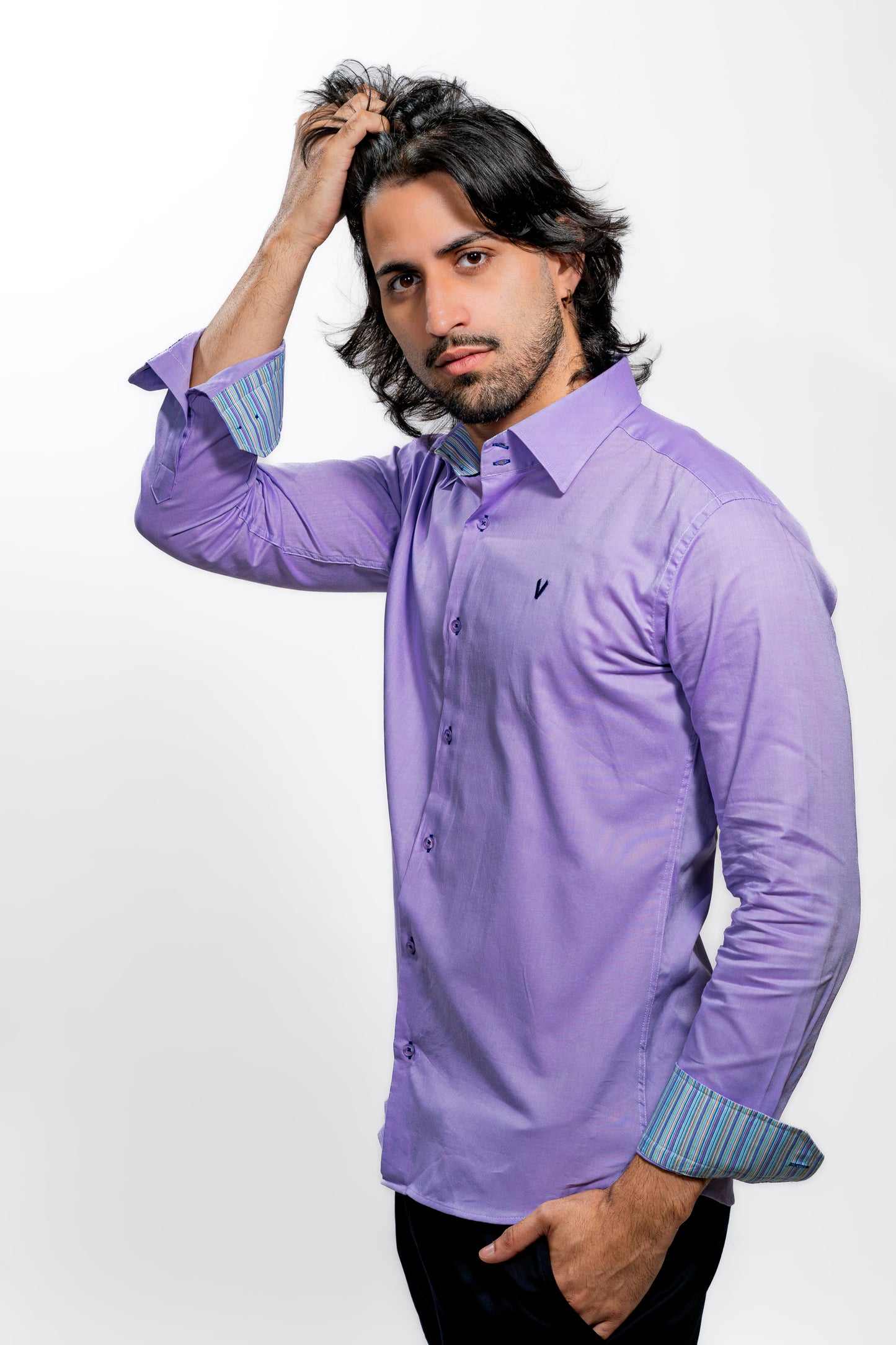 Men’s Lavender Executive Formal Shirt