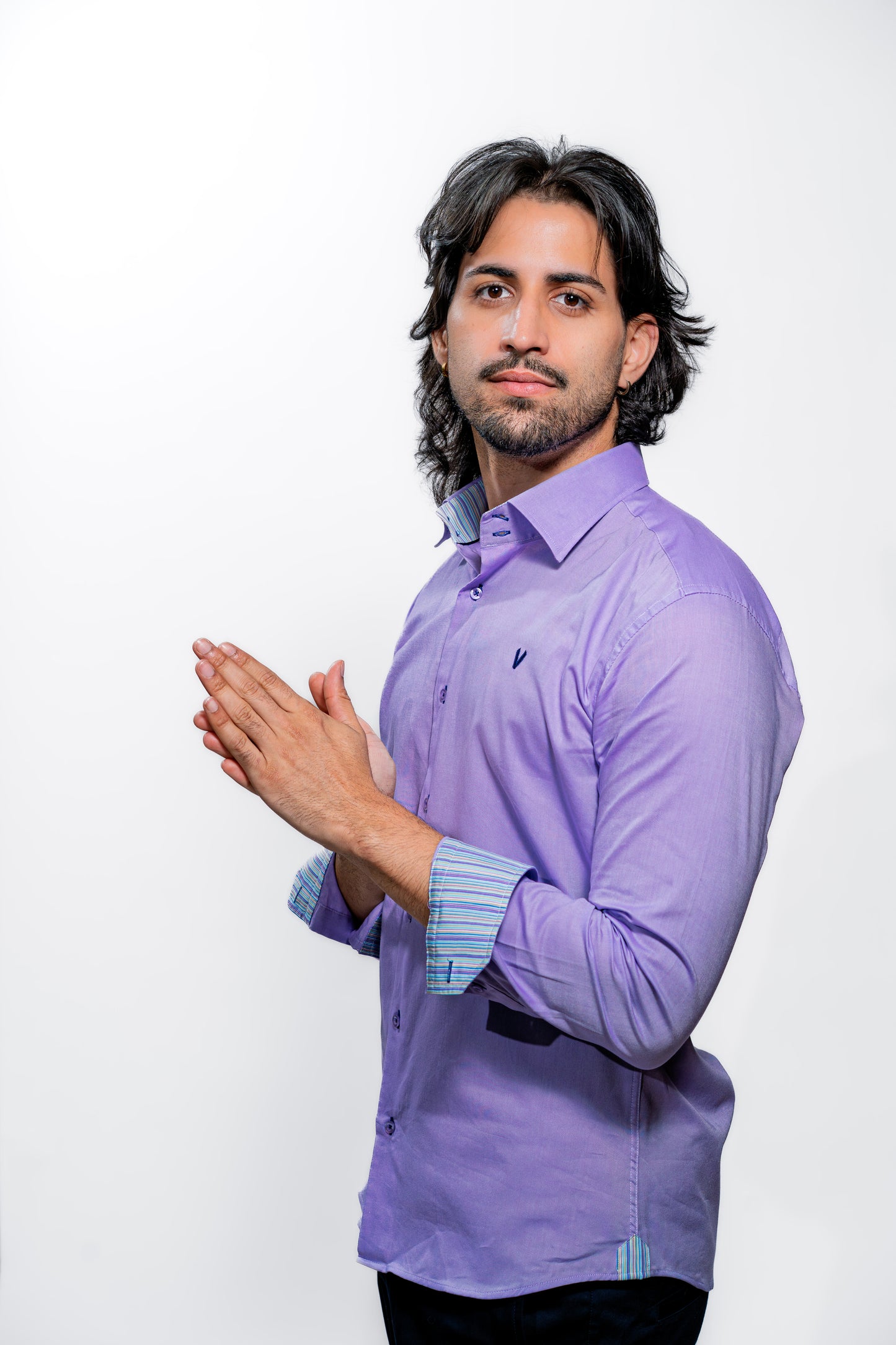 Men’s Lavender Executive Formal Shirt