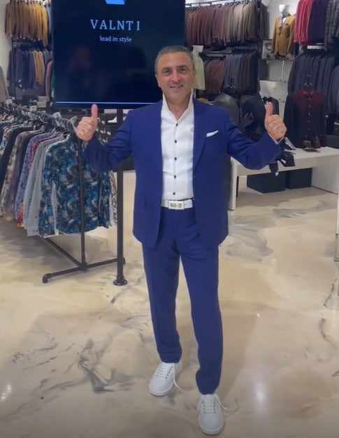 Hadi Elbanna in blue suit