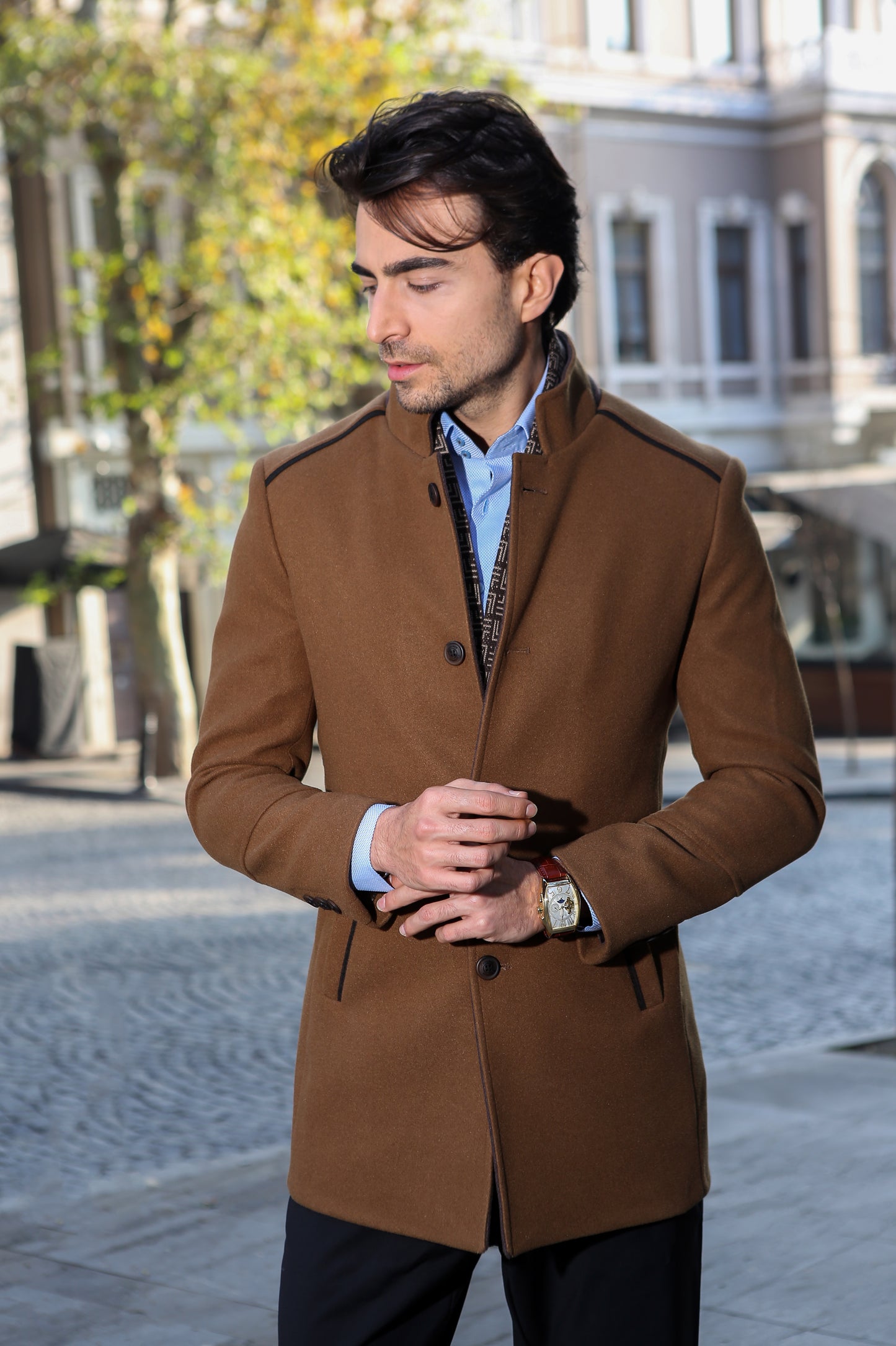 Signature Brown Overcoat2