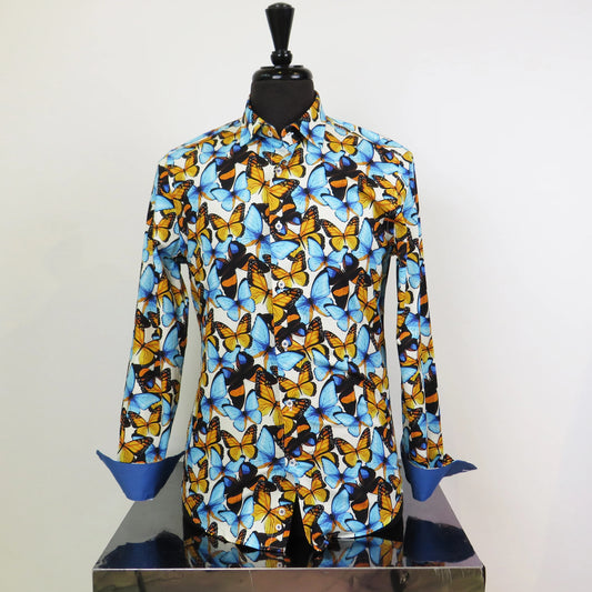 Valnti dress with a butterfly pattern